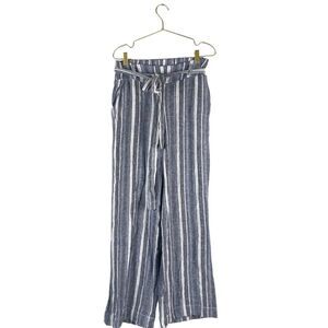 Sound/Style by Beau Dawson Womens Blue‎ Linen Pants Summer Lux SpringM 102